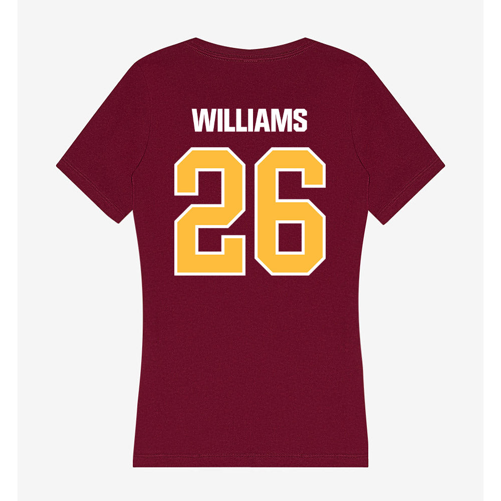 UMN Duluth - NCAA Softball : Allyssa Williams - Women's V-Neck T-Shirt-1