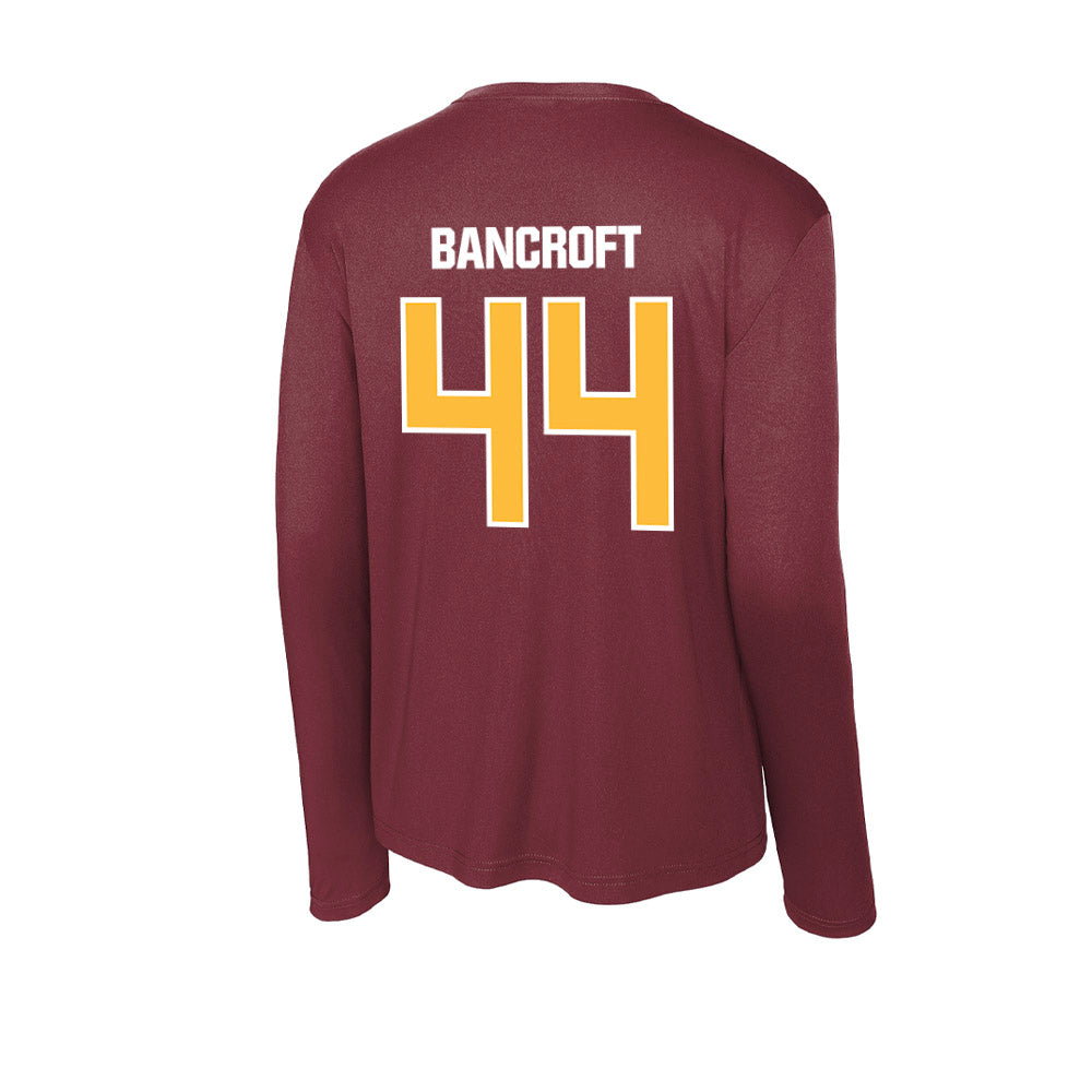 UMN Duluth - NCAA Football : Caleb Bancroft - Activewear Long Sleeve T-Shirt-1