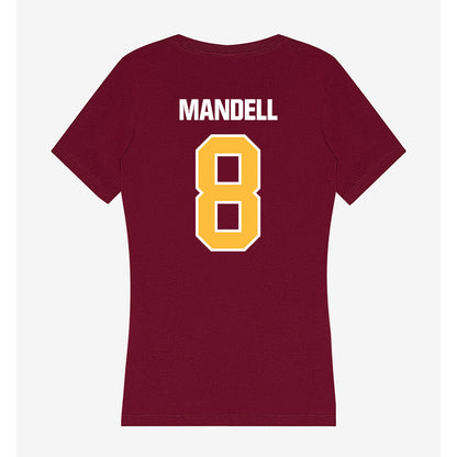 UMN Duluth - NCAA Softball : Ashley Mandell - Women's V-Neck T-Shirt-1