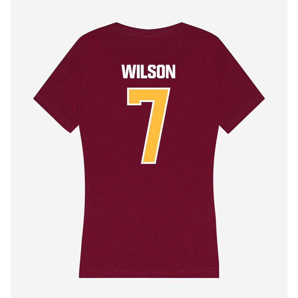 UMN Duluth - NCAA Baseball : Dylan Wilson - Women's V-Neck T-Shirt-1