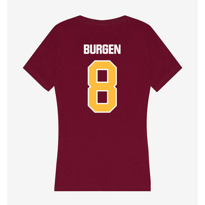UMN Duluth - NCAA Women's Ice Hockey : Danielle Burgen - Women's V-Neck T-Shirt-1