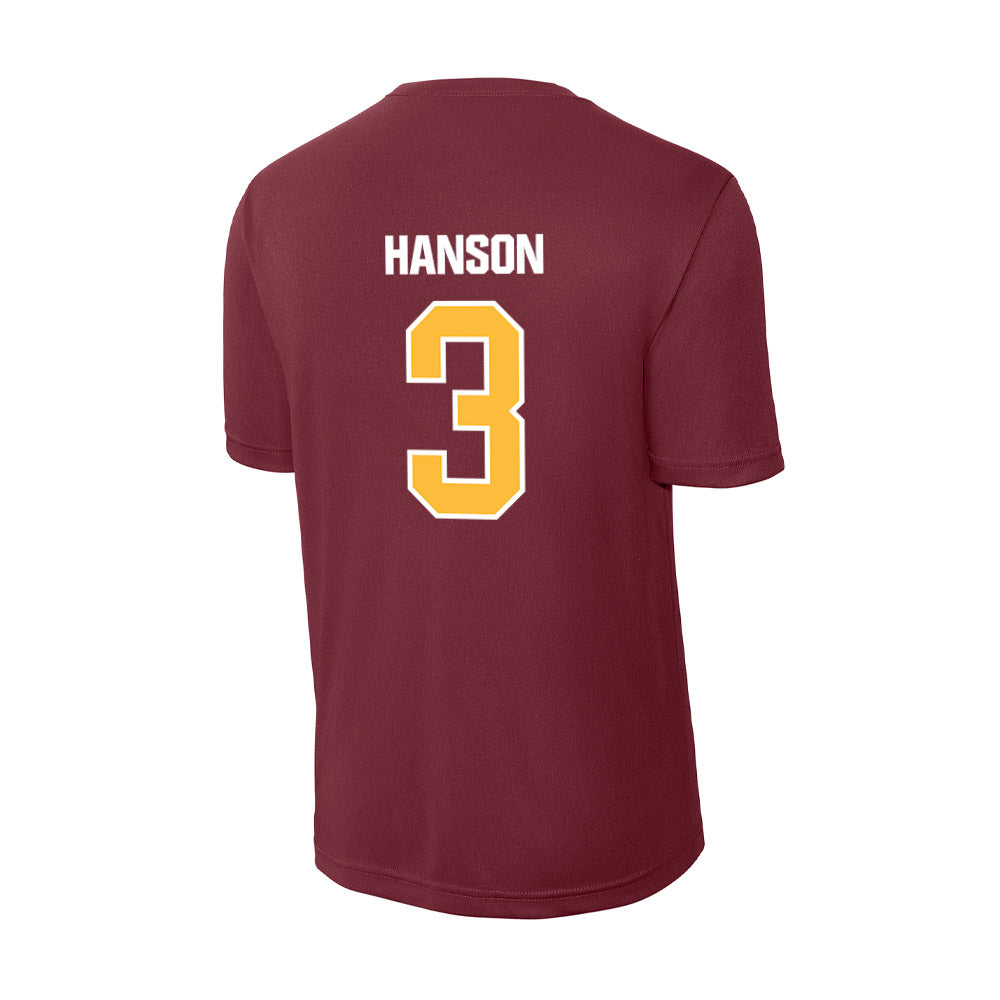 UMN Duluth - NCAA Men's Basketball : Kole Hanson - Activewear T-Shirt-1