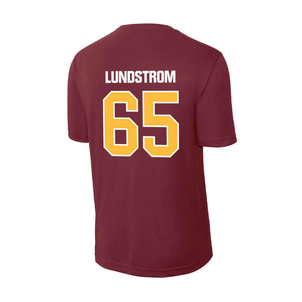 UMN Duluth - NCAA Football : David Lundstrom - Activewear T-Shirt-1