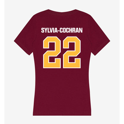 UMN Duluth - NCAA Softball : Emmie Sylvia-Cochran - Women's V-Neck T-Shirt-1