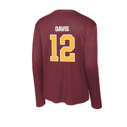 UMN Duluth - NCAA Women's Ice Hockey : Kamdyn Davis - Activewear Long Sleeve T-Shirt-1