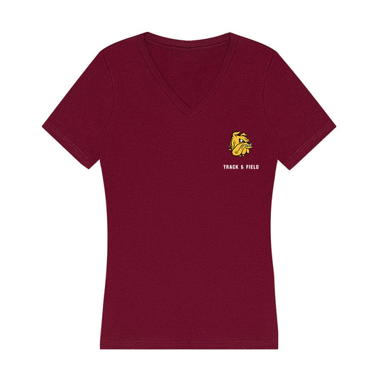 UMN Duluth - NCAA Men's Track & Field : Bennett Nelson - Women's V-Neck T-Shirt-0