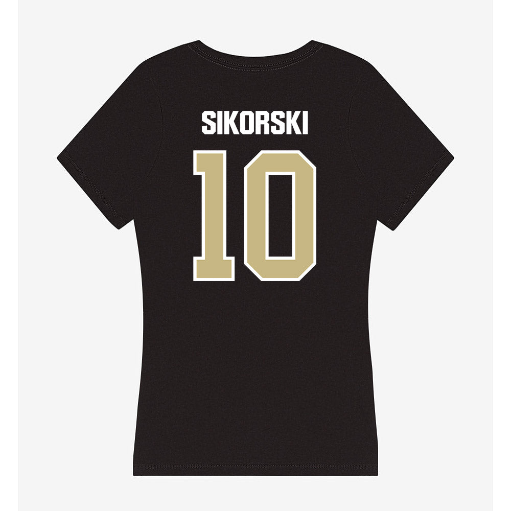 Akron - NCAA Women's Lacrosse : Kaitlyn Sikorski - Women's V-Neck T-Shirt-1