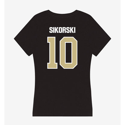 Akron - NCAA Women's Lacrosse : Kaitlyn Sikorski - Women's V-Neck T-Shirt-1