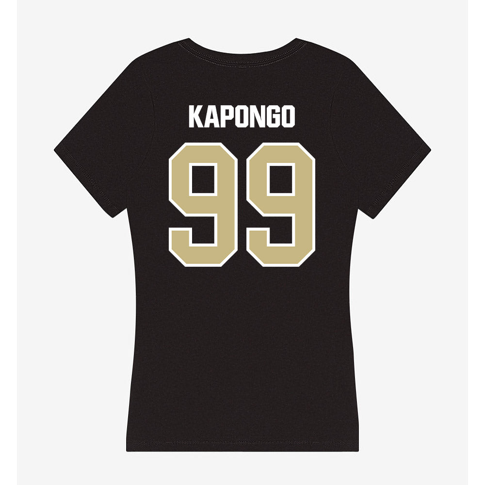 Akron - NCAA Football : Nathan Kapongo - Women's V-Neck T-Shirt-1