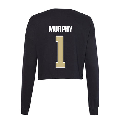 Akron - NCAA Women's Basketball : Liz Murphy - Women's Cropped Crew Fleece-1