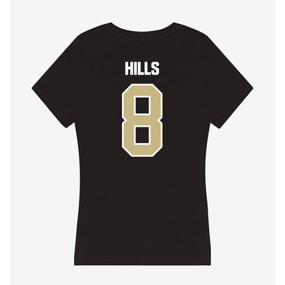 Akron - NCAA Football : Brandon Hills - Women's V-Neck T-Shirt-1