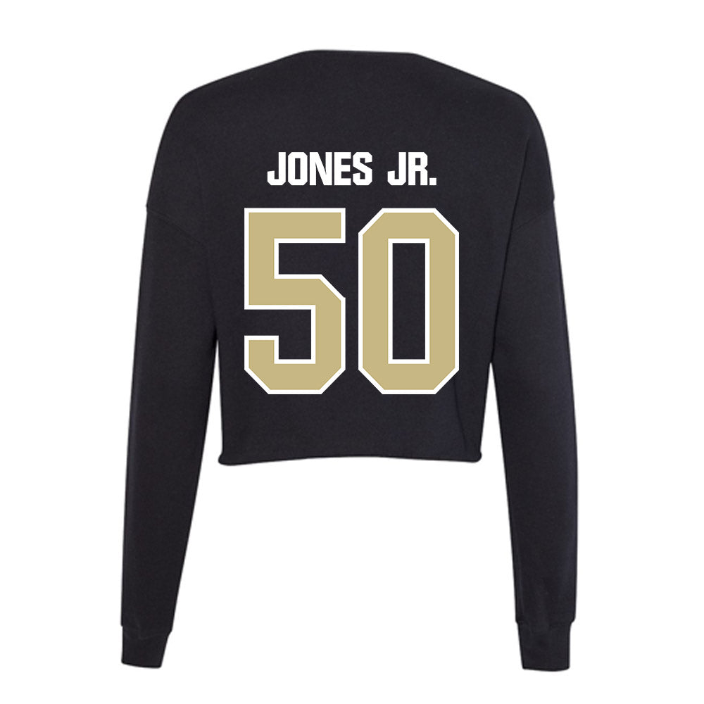 Akron - NCAA Football : Gregory Allen Jones JR. - Women's Cropped Crew Fleece-1