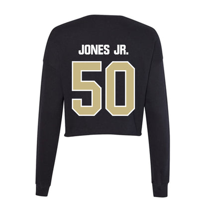 Akron - NCAA Football : Gregory Allen Jones JR. - Women's Cropped Crew Fleece-1