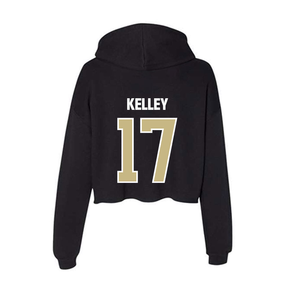 Akron - NCAA Baseball : Jack Kelley - Women's Crop Fleece Hoodie-1