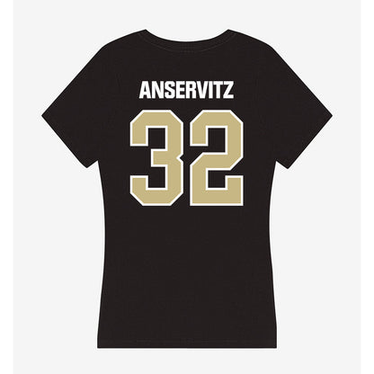 Akron - NCAA Baseball : Johnny Anservitz - Women's V-Neck T-Shirt-1