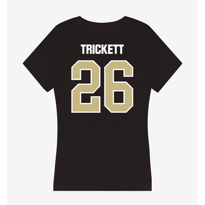 Akron - NCAA Women's Lacrosse : Antonia Trickett - Women's V-Neck T-Shirt-1