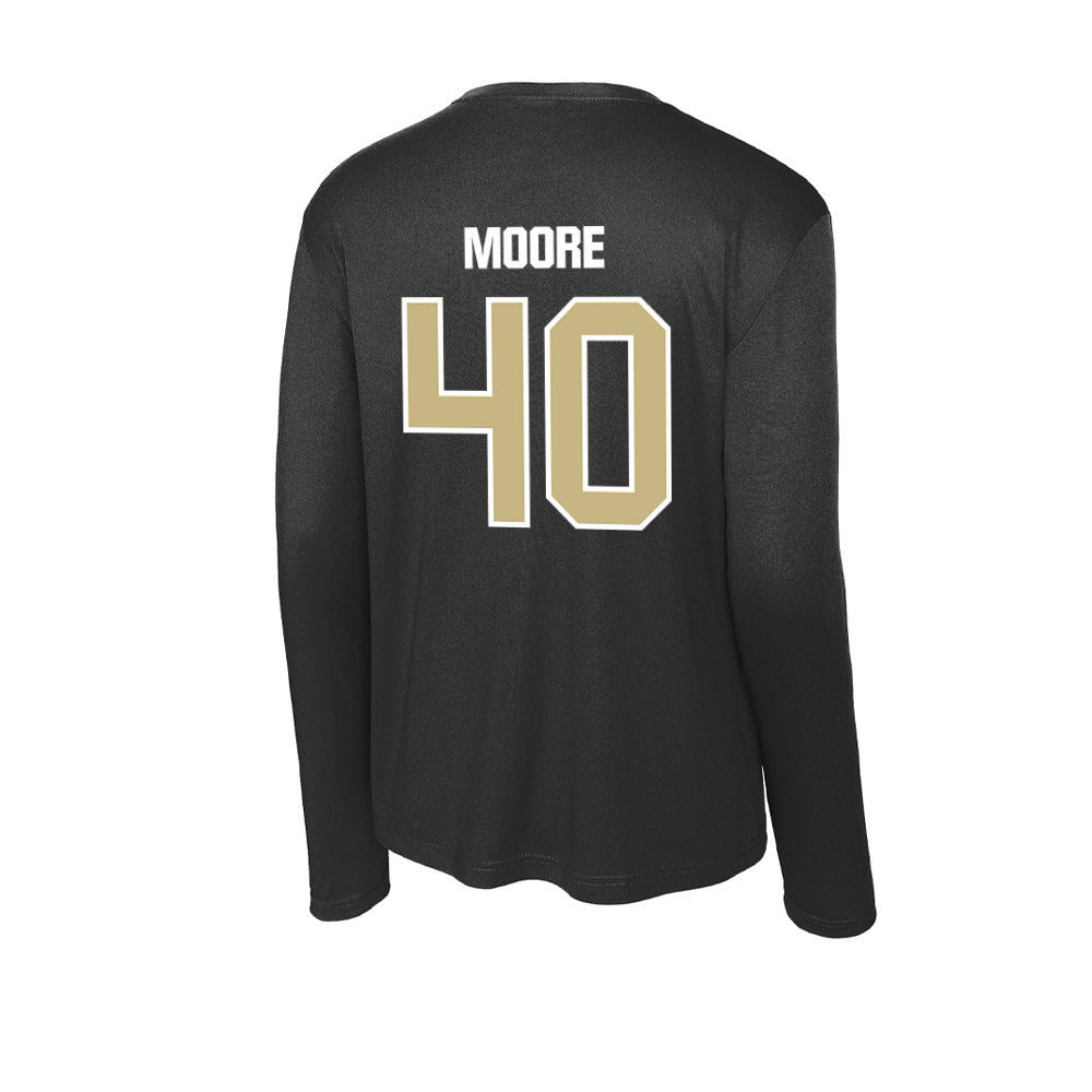 Akron - NCAA Baseball : David Moore - Activewear Long Sleeve T-Shirt-1
