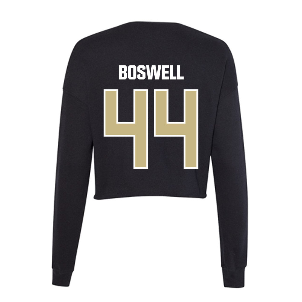 Akron - NCAA Football : Markus Boswell - Women's Cropped Crew Fleece-1
