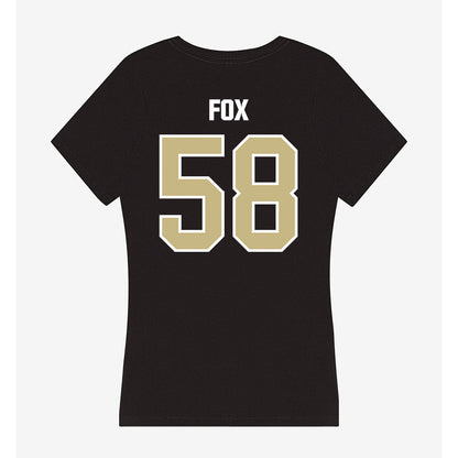 Akron - NCAA Football : Alex Fox - Women's V-Neck T-Shirt-1