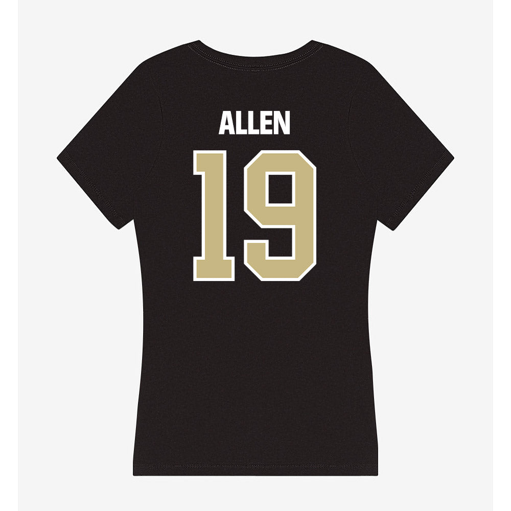 Akron - NCAA Women's Soccer : Taylor Allen - Women's V-Neck T-Shirt-1