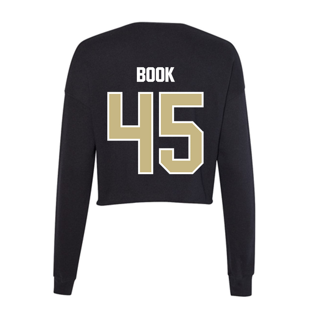 Akron - NCAA Football : Avery Book - Women's Cropped Crew Fleece-1