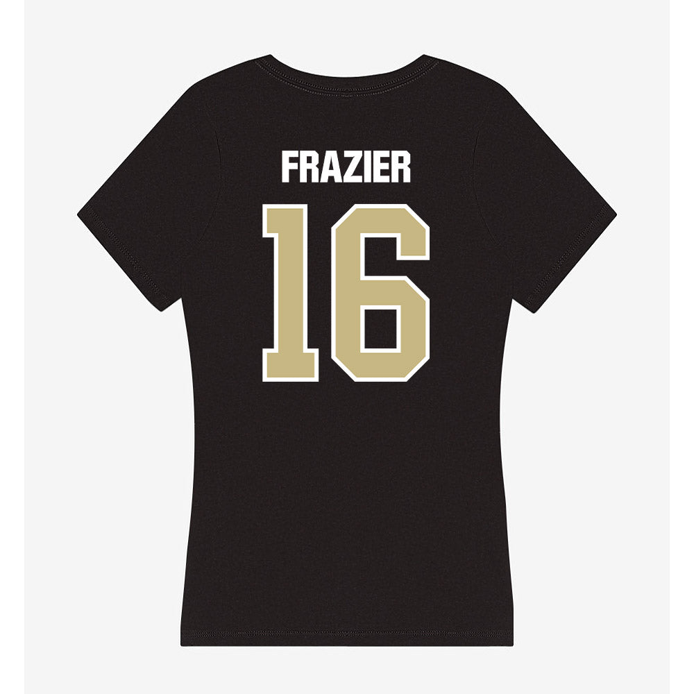 Akron - NCAA Football : Dahvon Frazier - Women's V-Neck T-Shirt-1