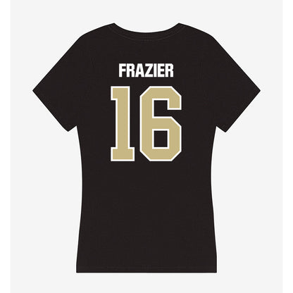 Akron - NCAA Football : Dahvon Frazier - Women's V-Neck T-Shirt-1