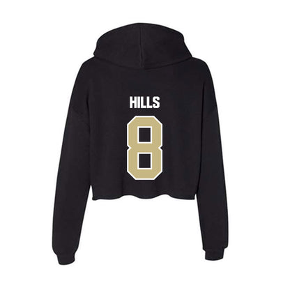 Akron - NCAA Football : Brandon Hills - Women's Crop Fleece Hoodie-1