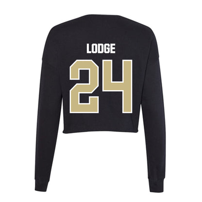 Akron - NCAA Women's Lacrosse : Olivia Lodge - Women's Cropped Crew Fleece-1