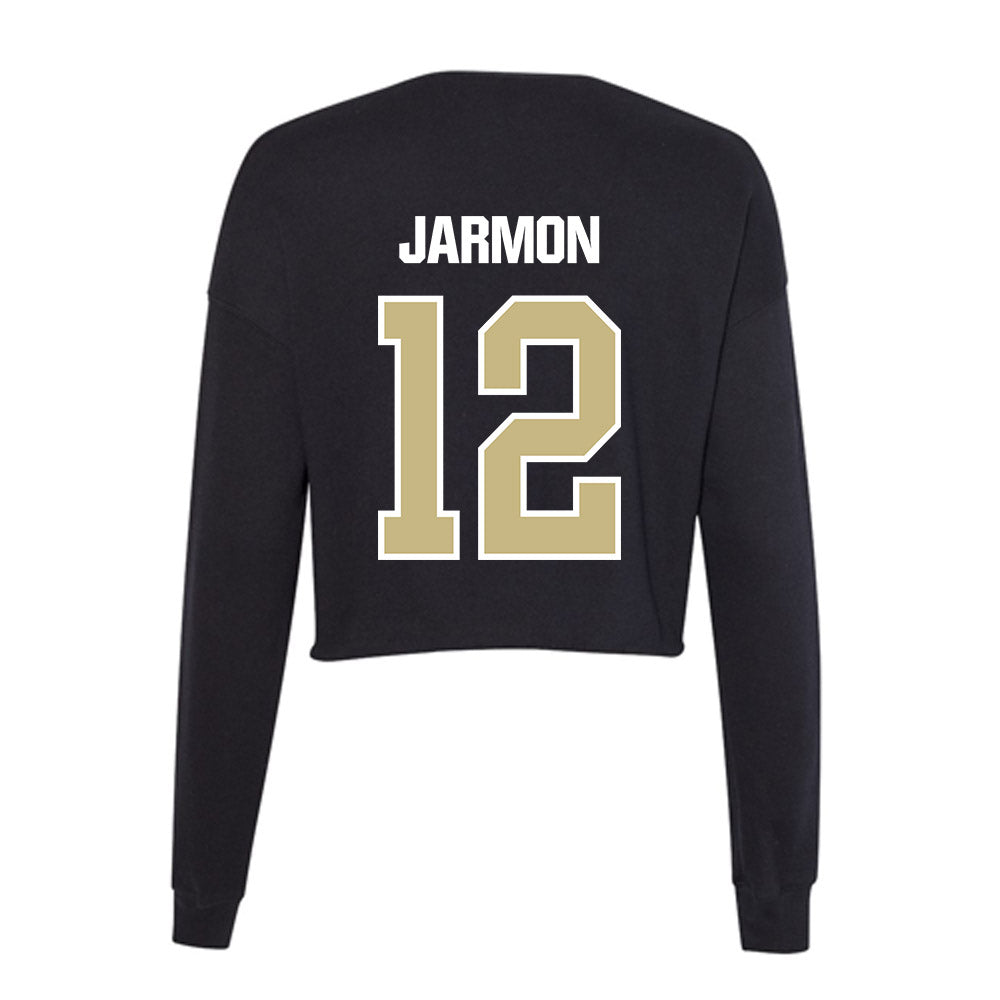 Akron - NCAA Football : Iesa Jarmon - Women's Cropped Crew Fleece-1