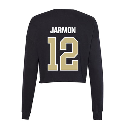 Akron - NCAA Football : Iesa Jarmon - Women's Cropped Crew Fleece-1