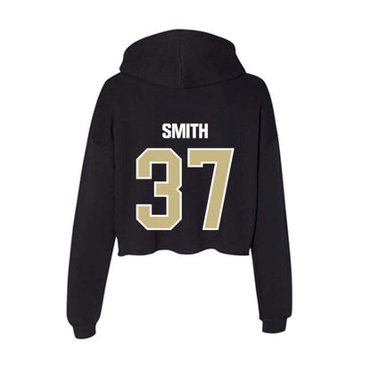 Akron - NCAA Football : Garrison Smith - Women's Crop Fleece Hoodie-1