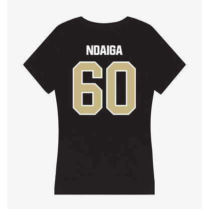 Akron - NCAA Football : Jeremiah Ndaiga - Women's V-Neck T-Shirt-1