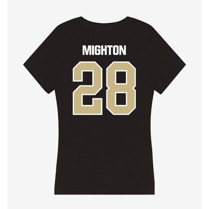 Akron - NCAA Baseball : L.A. Mighton - Women's V-Neck T-Shirt-1