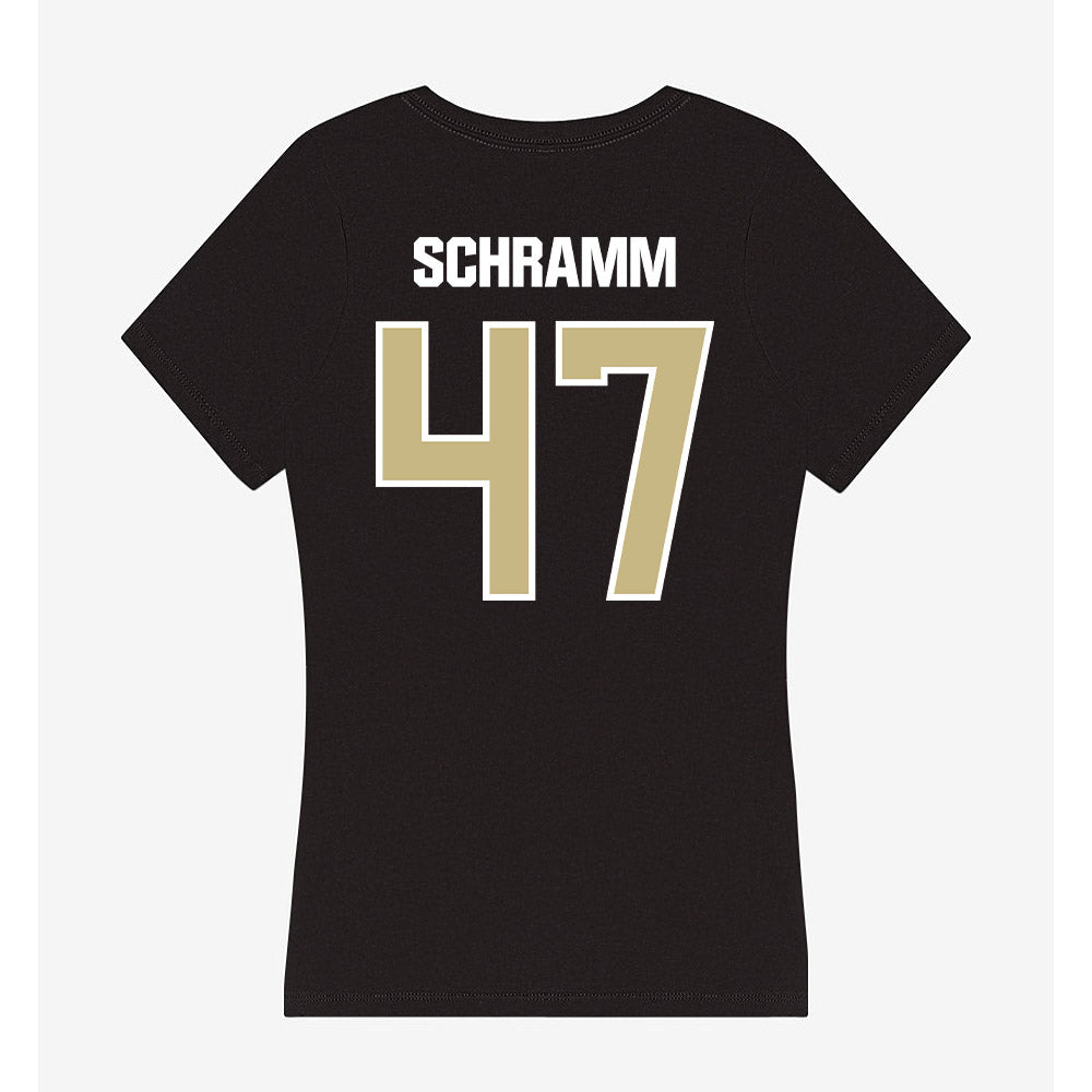 Akron - NCAA Football : Matt Schramm - Women's V-Neck T-Shirt-1