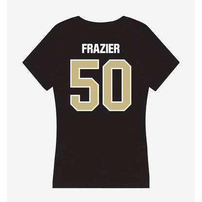 Akron - NCAA Football : Jahvon Frazier - Women's V-Neck T-Shirt-1