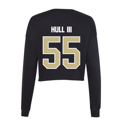 Akron - NCAA Football : Ronald Hull III - Women's Cropped Crew Fleece-1