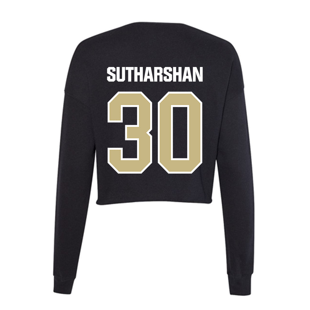 Akron - NCAA Women's Soccer : Eesha Sutharshan - Women's Cropped Crew Fleece-1