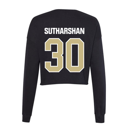 Akron - NCAA Women's Soccer : Eesha Sutharshan - Women's Cropped Crew Fleece-1