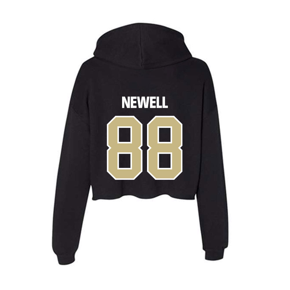 Akron - NCAA Football : Jacob Newell - Women's Crop Fleece Hoodie-1