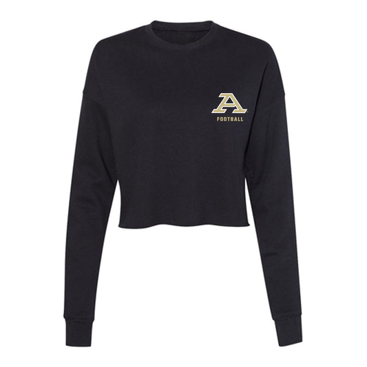 Akron - NCAA Football : Ben Kamara - Women's Cropped Crew Fleece-0