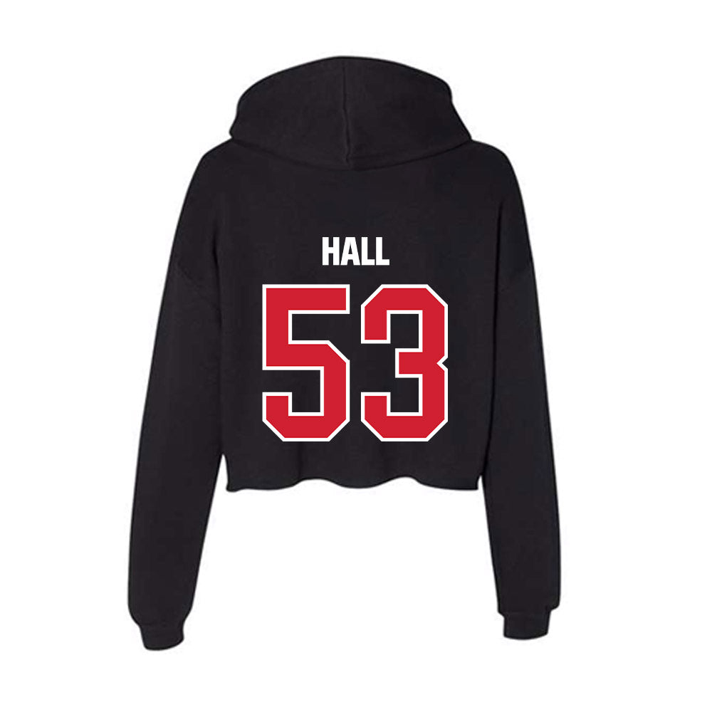 Francis Marion - NCAA Baseball : Tyson Hall - Women's Crop Fleece Hoodie-1