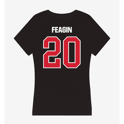 Francis Marion - NCAA Women's Basketball : Mackenzie Feagin - Women's V-Neck T-Shirt-1