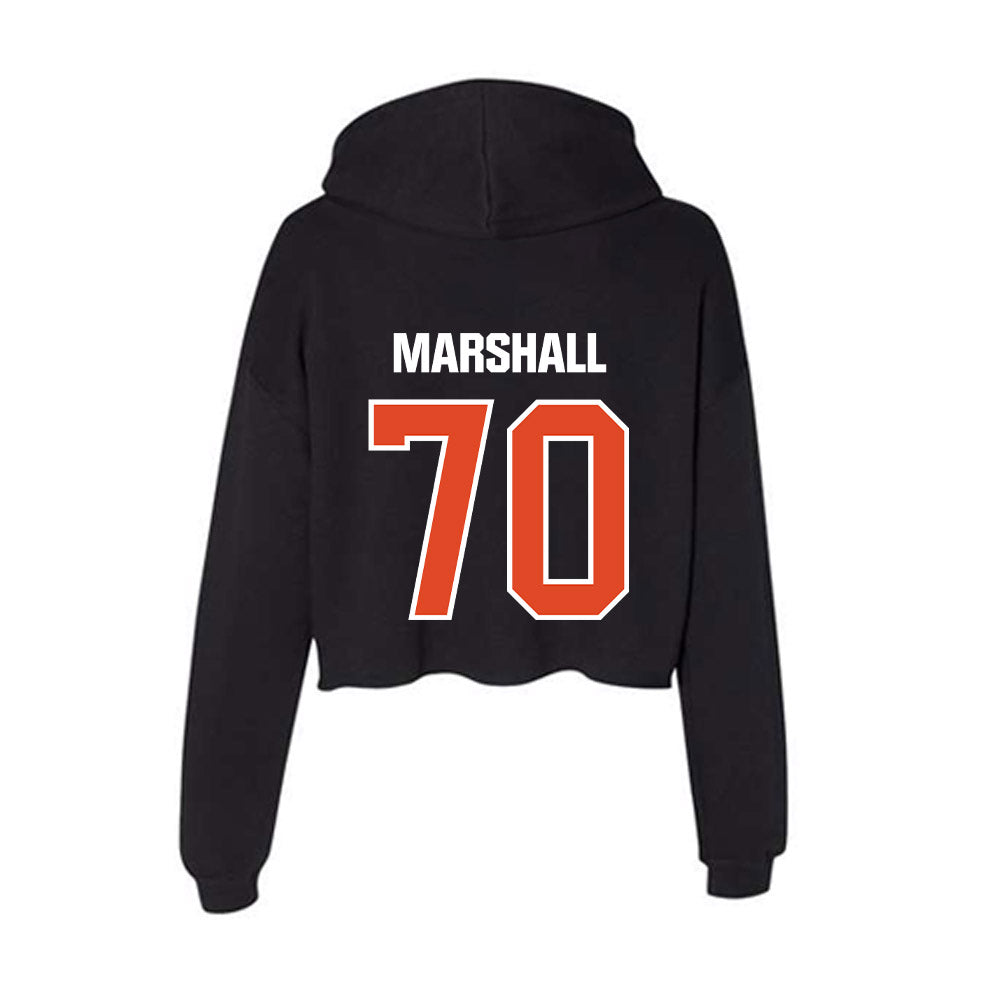 UTSA - NCAA Football : Deandre Marshall - Women's Crop Fleece Hoodie-1
