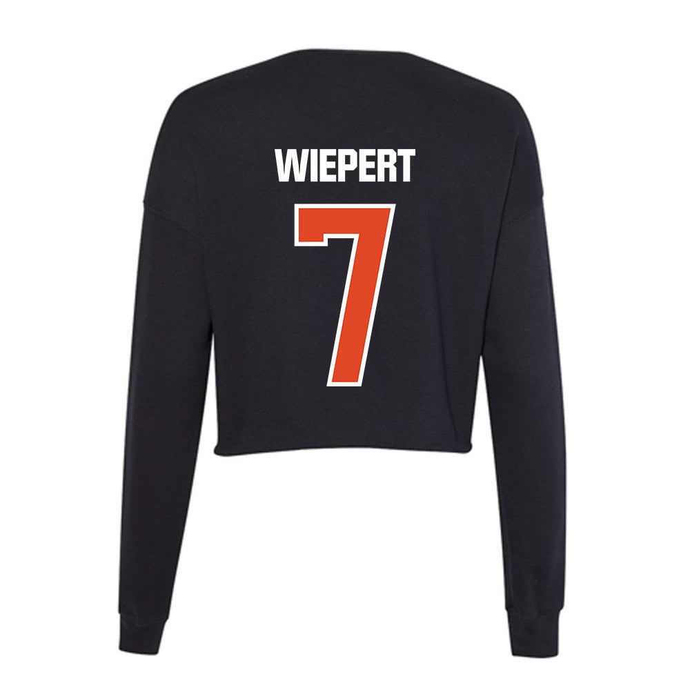 UTSA - NCAA Women's Volleyball : makenna wiepert - Women's Cropped Crew Fleece-1