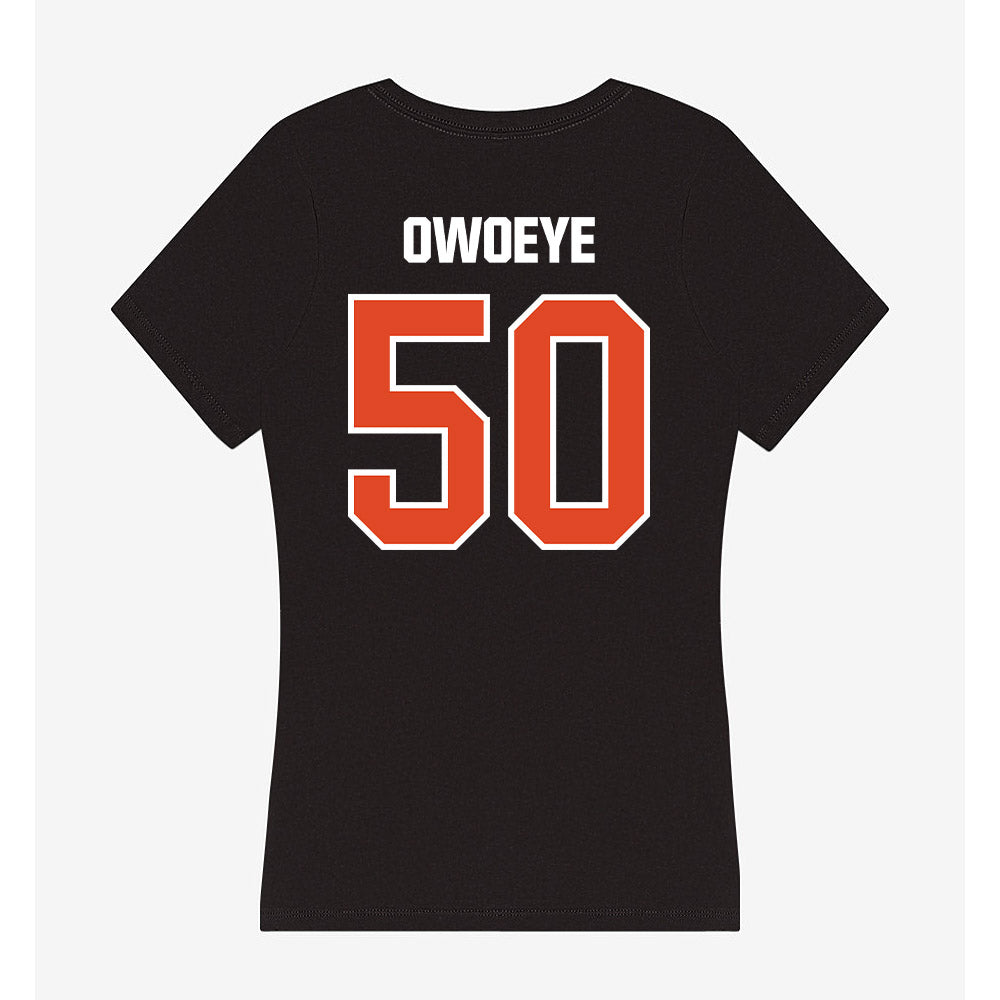 UTSA - NCAA Football : Michael Owoeye - Women's V-Neck T-Shirt-1
