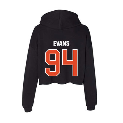 UTSA - NCAA Football : Joseph Evans - Women's Crop Fleece Hoodie-1