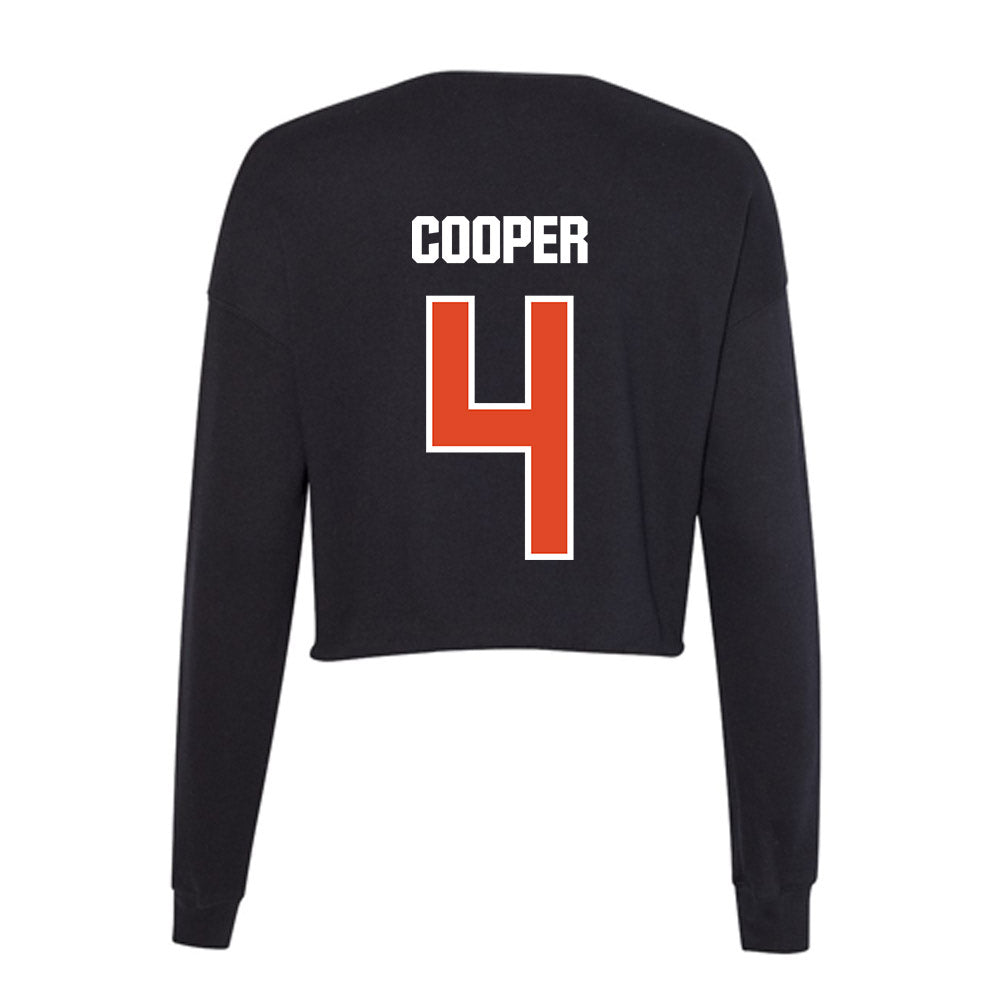 UTSA - NCAA Football : Camron Cooper - Women's Cropped Crew Fleece-1