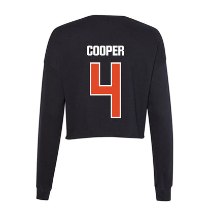UTSA - NCAA Football : Camron Cooper - Women's Cropped Crew Fleece-1