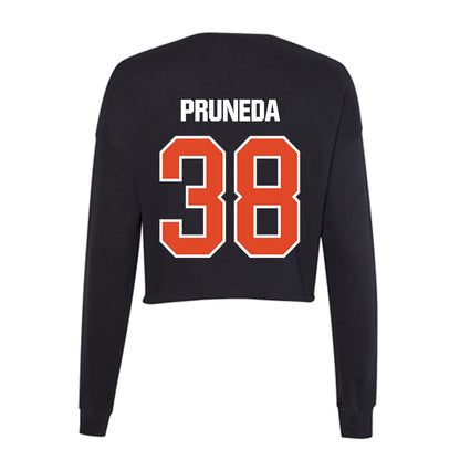 UTSA - NCAA Football : Alan Pruneda - Women's Cropped Crew Fleece-1